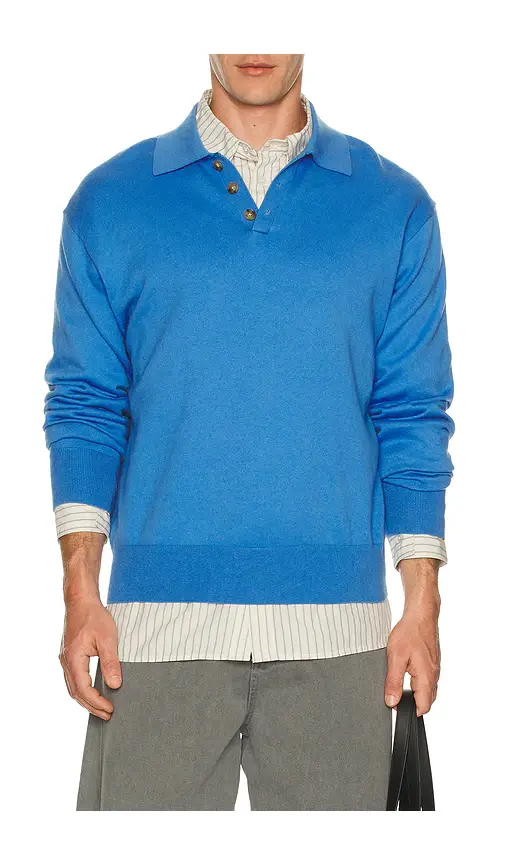 Guest In Residence Allday Cotton Cashmere Polo