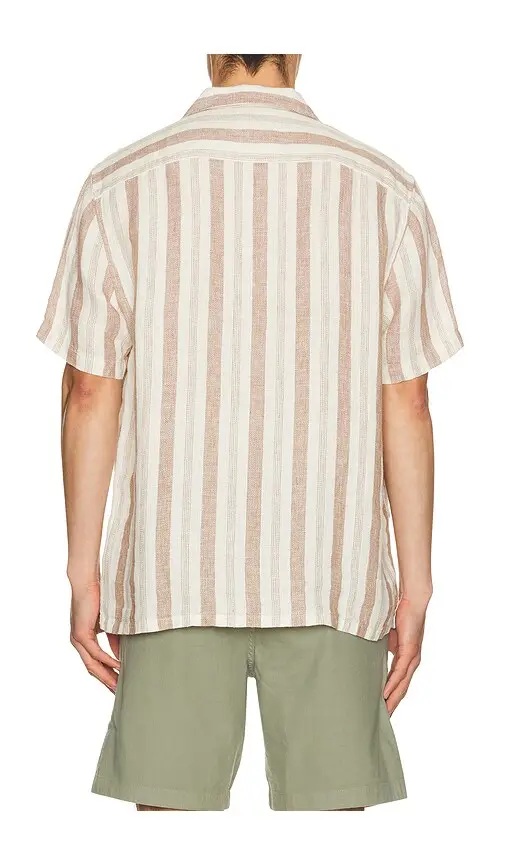 Faherty Short Sleeve Palma Linen Camp Shirt | Thumbnail 2 Faherty Short Sleeve Palma Linen Camp Shirt | Thumbnail 2