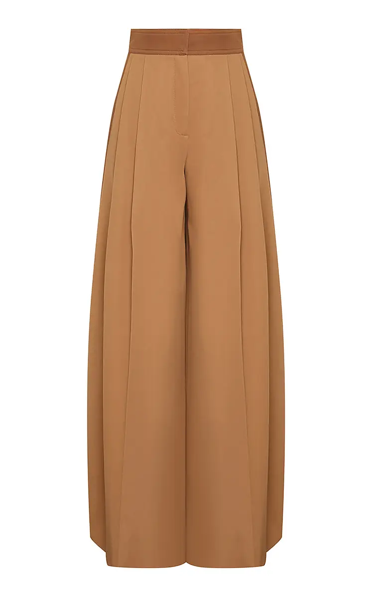 Zimmermann Valiant Drill Cotton Wide-Leg Pants