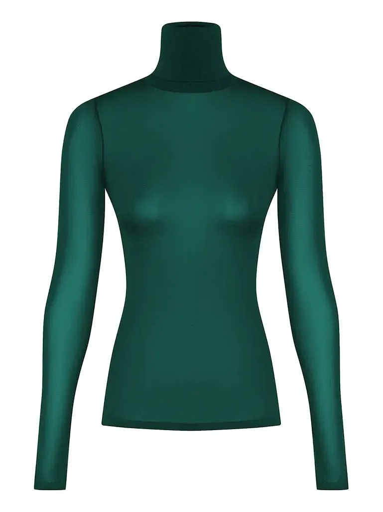 Fine-Knit Turtleneck Top Fine-Knit Turtleneck Top