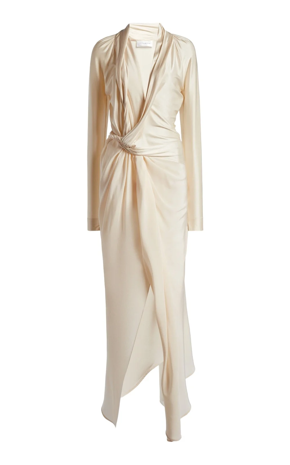 Lea Twist-Detail Satin Midi Dress Lea Twist-Detail Satin Midi Dress