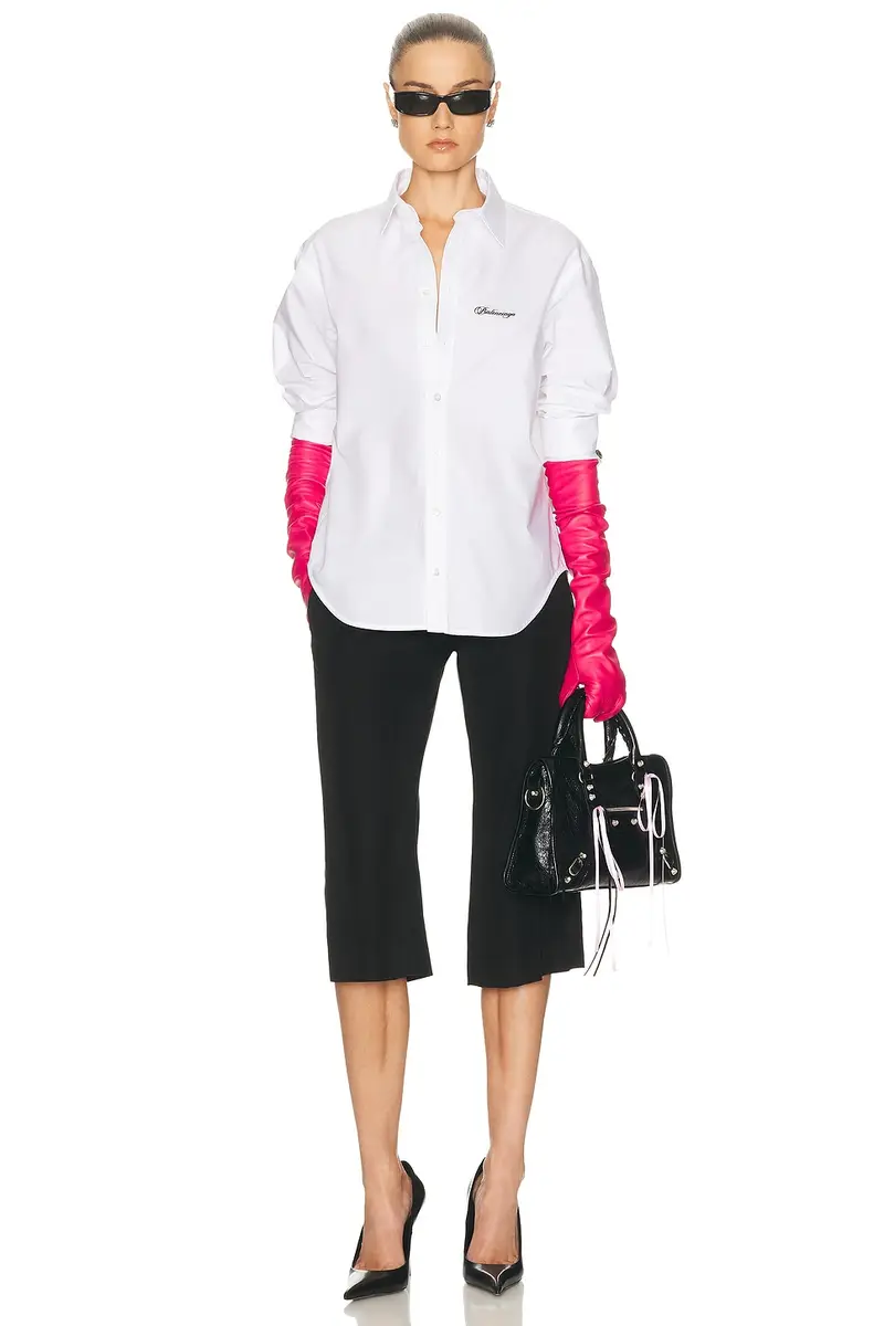 Balenciaga Cotton Poplin Top | Thumbnail 4