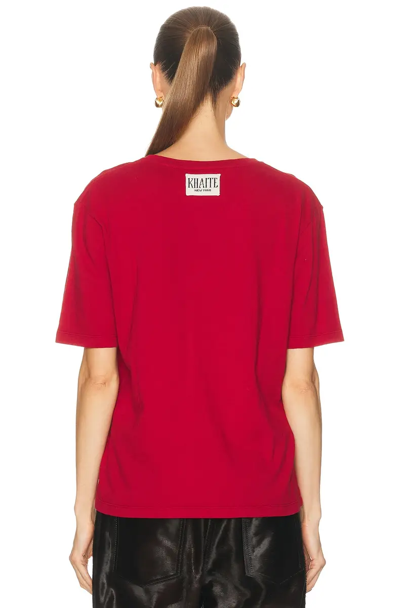 KHAITE Mae Short Sleeve Tee | Thumbnail 3 KHAITE Mae Short Sleeve Tee | Thumbnail 3