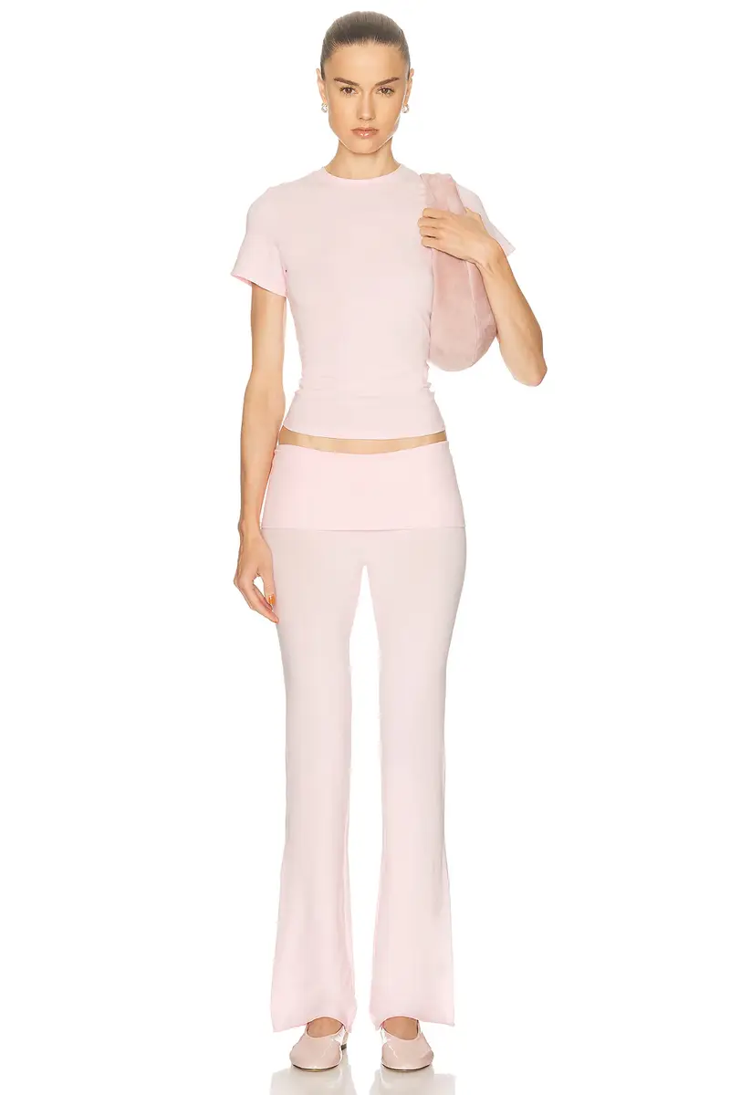 Skims Cotton Jersey T-Shirt | Thumbnail 4 Skims Cotton Jersey T-Shirt | Thumbnail 4