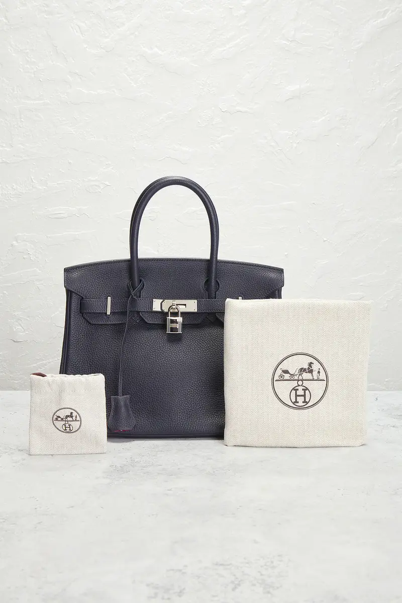 HERMÈS Verso Togo Birkin 30 Handbag | Thumbnail 12 HERMÈS Verso Togo Birkin 30 Handbag | Thumbnail 12
