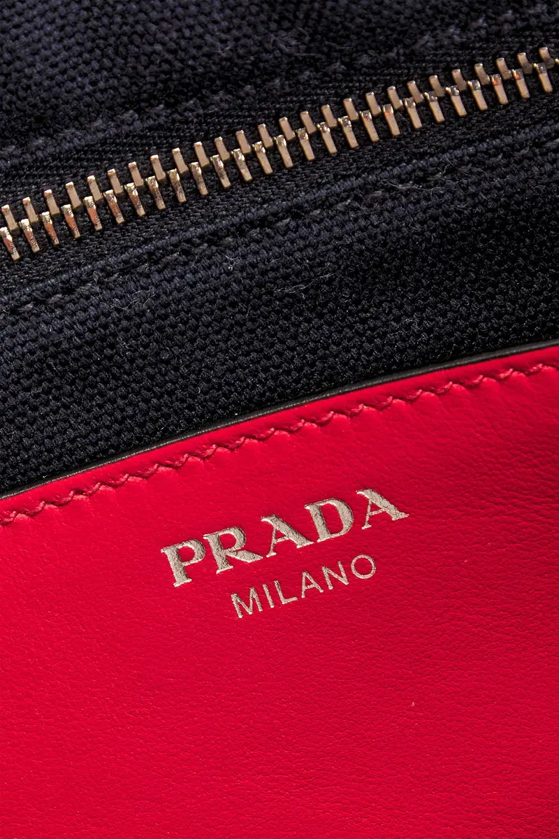 Prada Studded Denim Canapa Tote Bag | Thumbnail 7 Prada Studded Denim Canapa Tote Bag | Thumbnail 7
