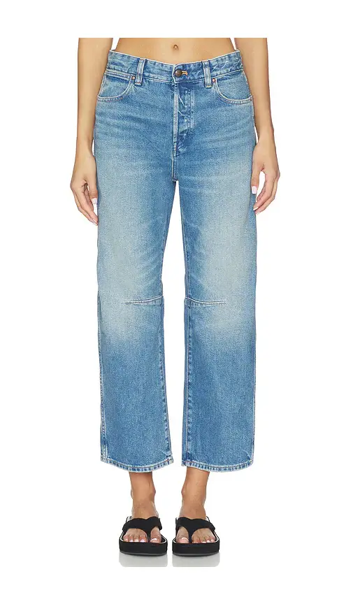 Madewell Darted Barrel Jeans | Image 1 Madewell Darted Barrel Jeans | Image 1