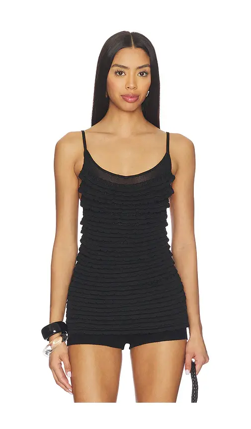 Lovers and Friends Oliviyah Wavy Knit Tank | Image 1 Lovers and Friends Oliviyah Wavy Knit Tank | Image 1