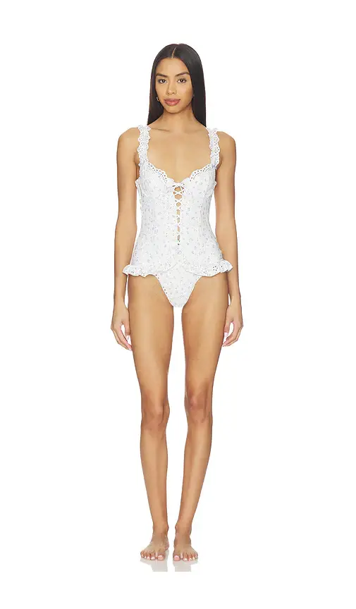 For Love & Lemons Daisy One Piece Swimsuit | Thumbnail 2 For Love & Lemons Daisy One Piece Swimsuit | Thumbnail 2