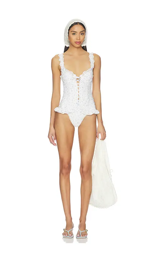 For Love & Lemons Daisy One Piece Swimsuit