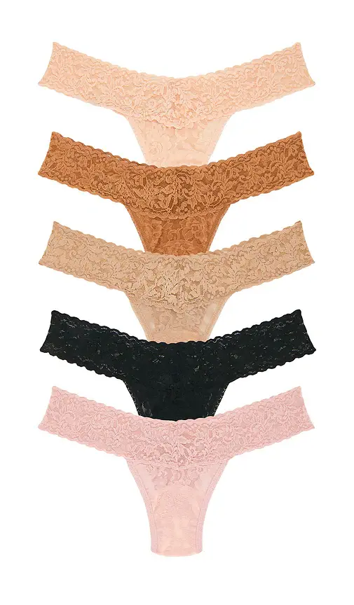 Hanky Panky Signature Lace Low Rise 5 Packs