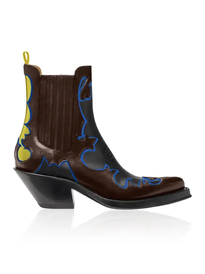 Gabriela Hearst Cassidy Leather Ankle Boots