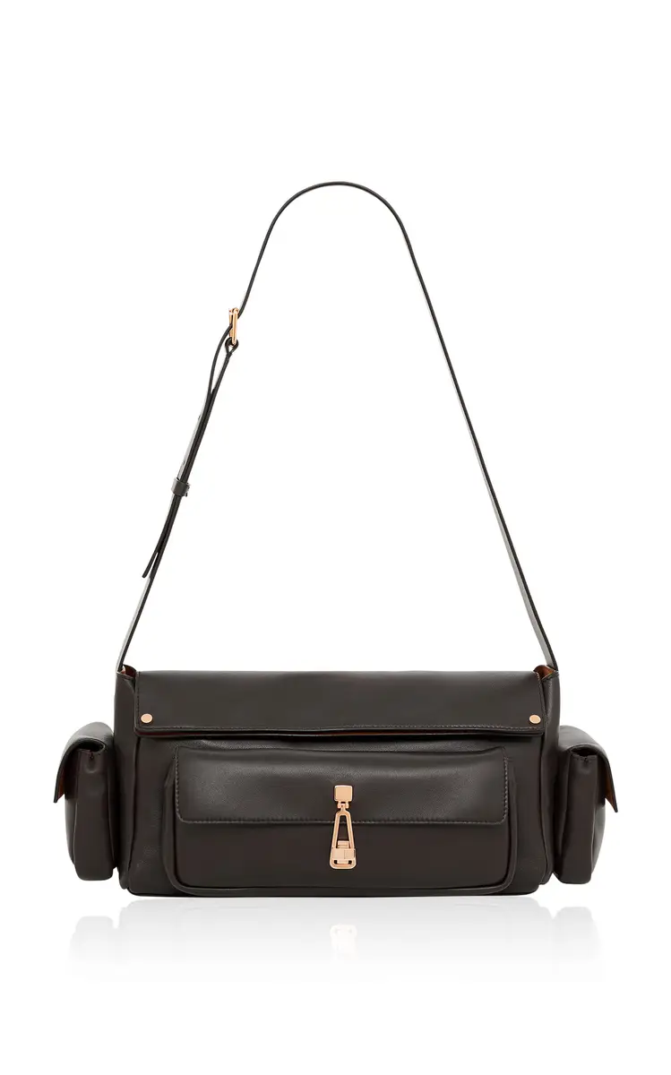 Gabriela Hearst Jebb Leather Shoulder Bag