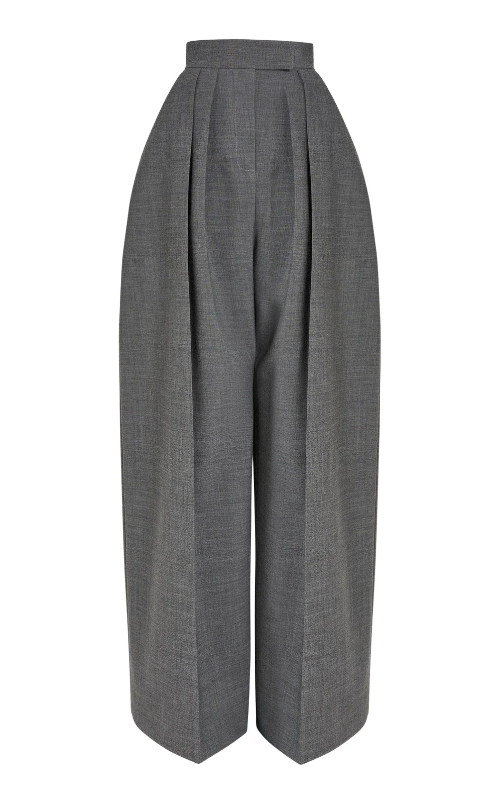 A.W.A.K.E. MODE Rounded Wool-Blend Wide-Leg Pants