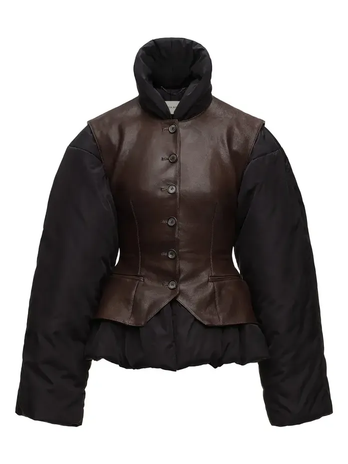 Leather & Nylon Jacket Leather & Nylon Jacket