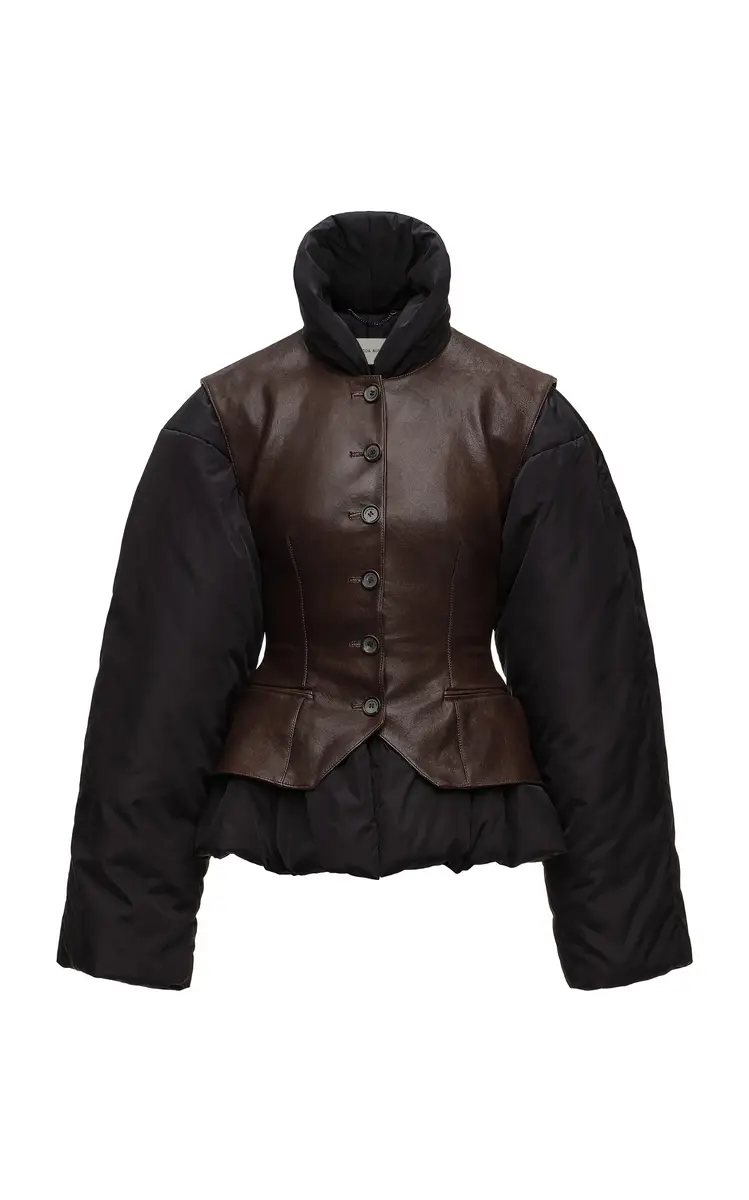 Leather & Nylon Jacket Leather & Nylon Jacket