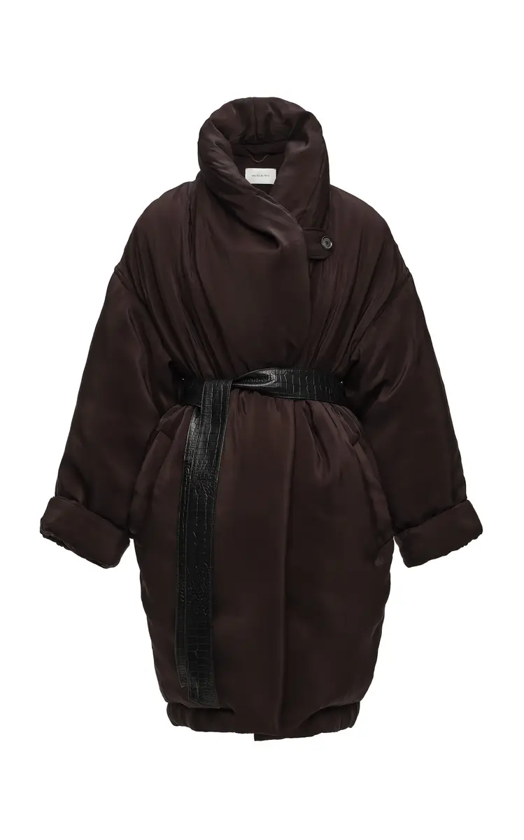 Wool-Blend Puffer Coat