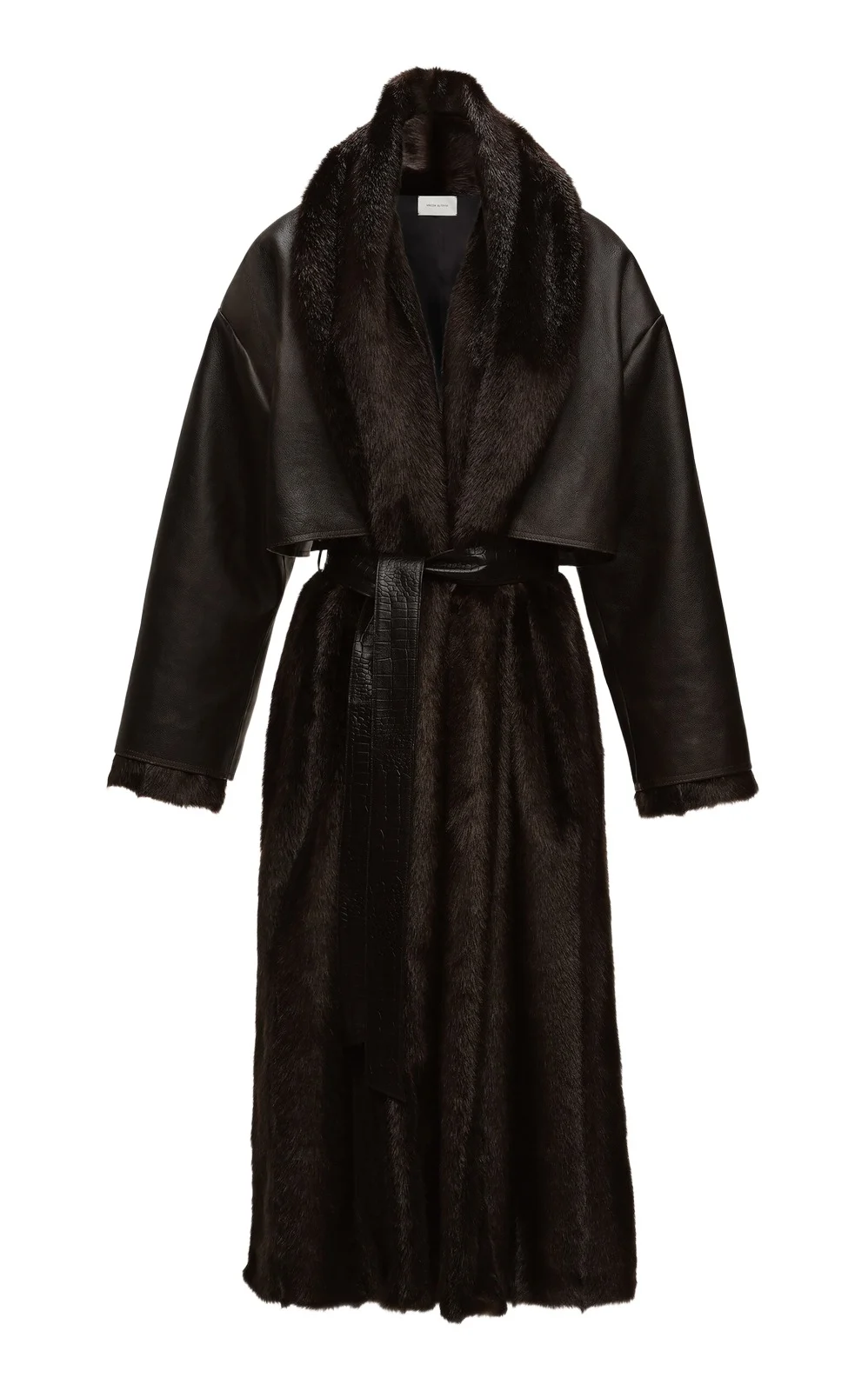 Layered Faux-Fur Coat Layered Faux-Fur Coat