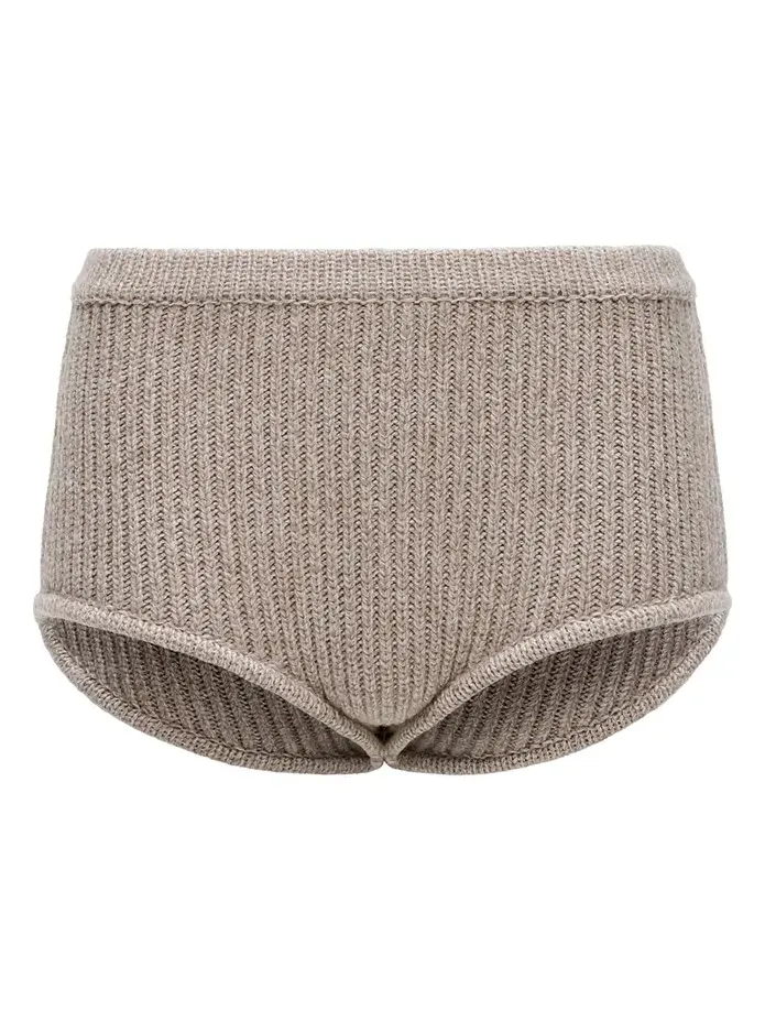 Magda Butrym Knitted Wool Shorts