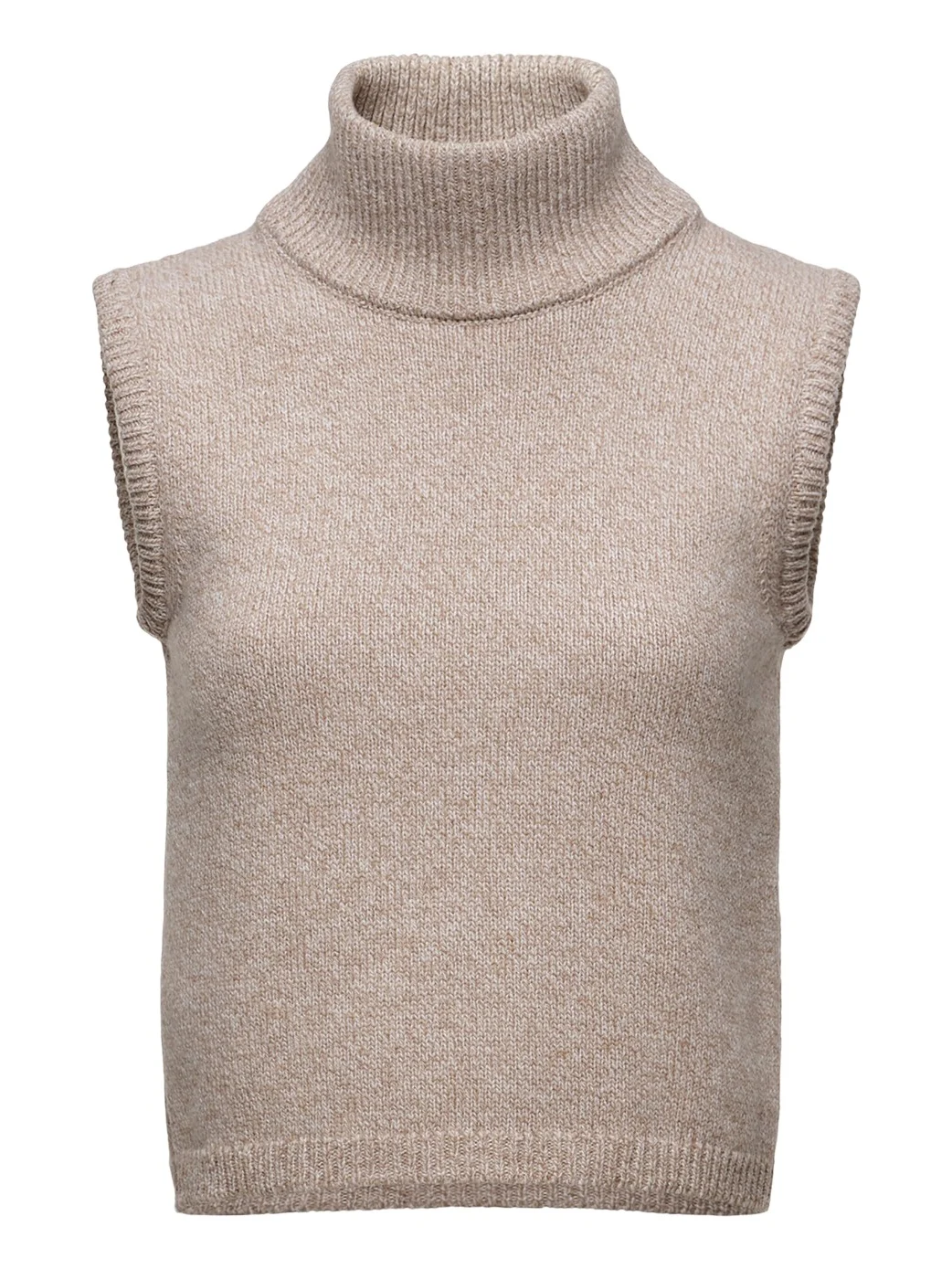 Wool Turtleneck Top