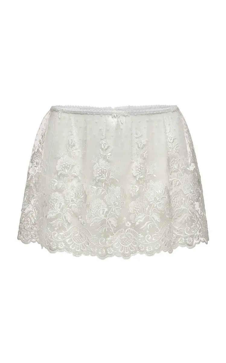 Magda Butrym Lace Mini Skirt