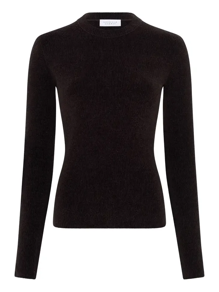 Gabriela Hearst Regent Crew-Neck Silk Top