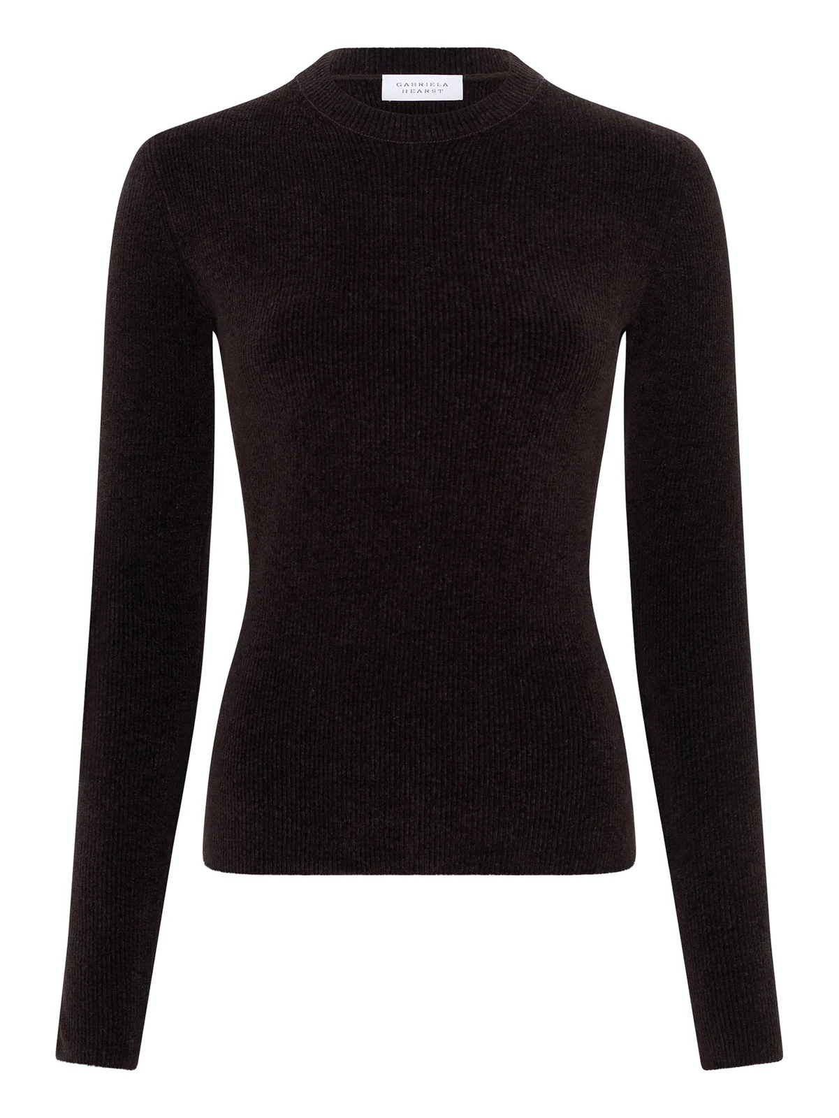 Gabriela Hearst Regent Crew-Neck Silk Top