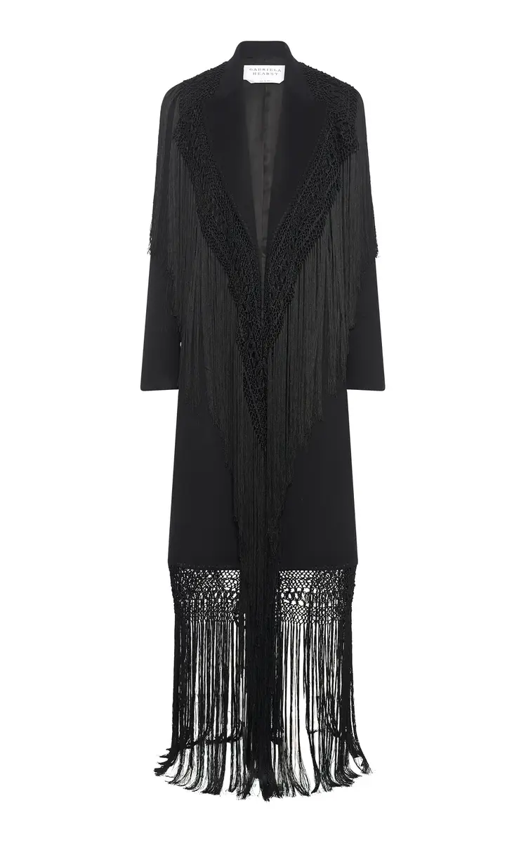 Gabriela Hearst Mcaffrey Embroidered Recycled-Cashmere Coat