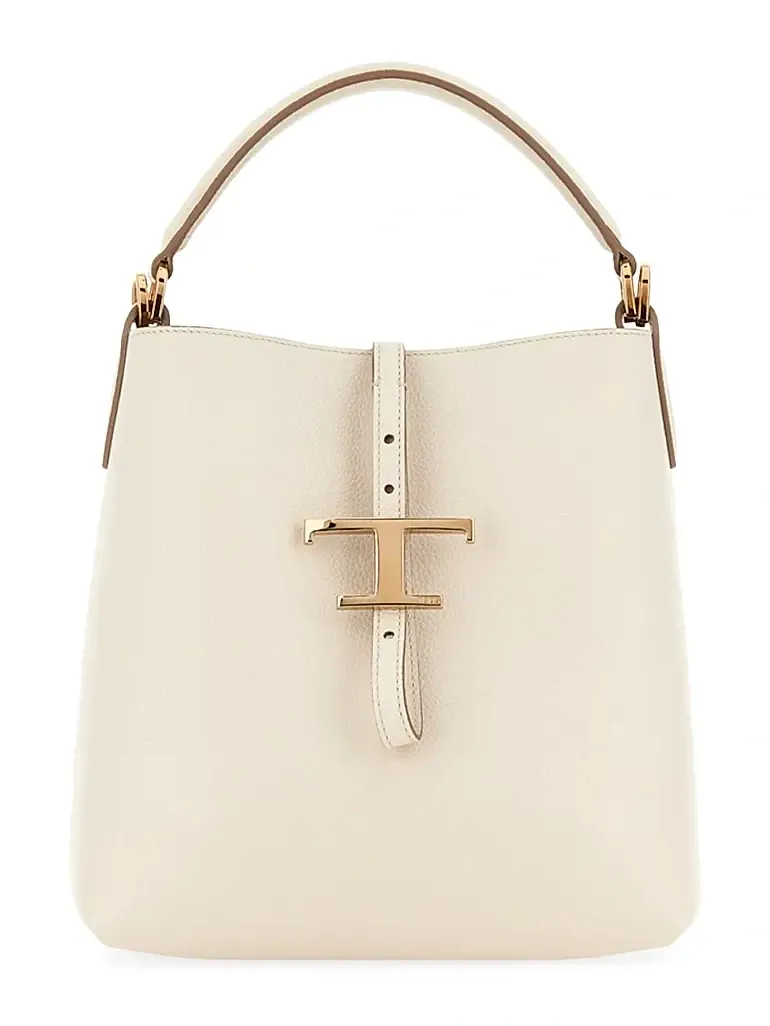 Women's Mini T Timeless Leather Bucket Bag