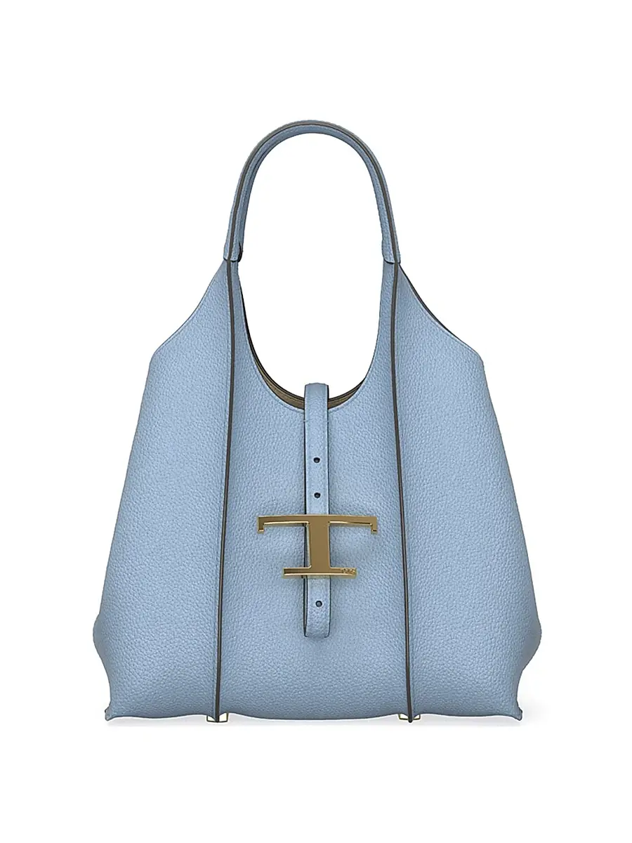 Tod's Women's Mini Leather Shopping Bag - Carta Zucc Chiaro | Image 1 Tod's Women's Mini Leather Shopping Bag - Carta Zucc Chiaro | Image 1
