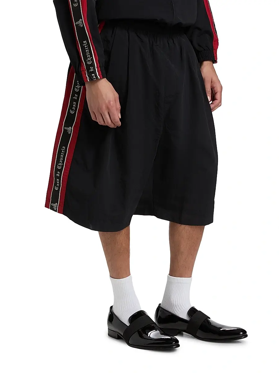 Willy Chavarria Men's Casa De Chavarria Orale Track Shorts | Thumbnail 4 Willy Chavarria Men's Casa De Chavarria Orale Track Shorts | Thumbnail 4