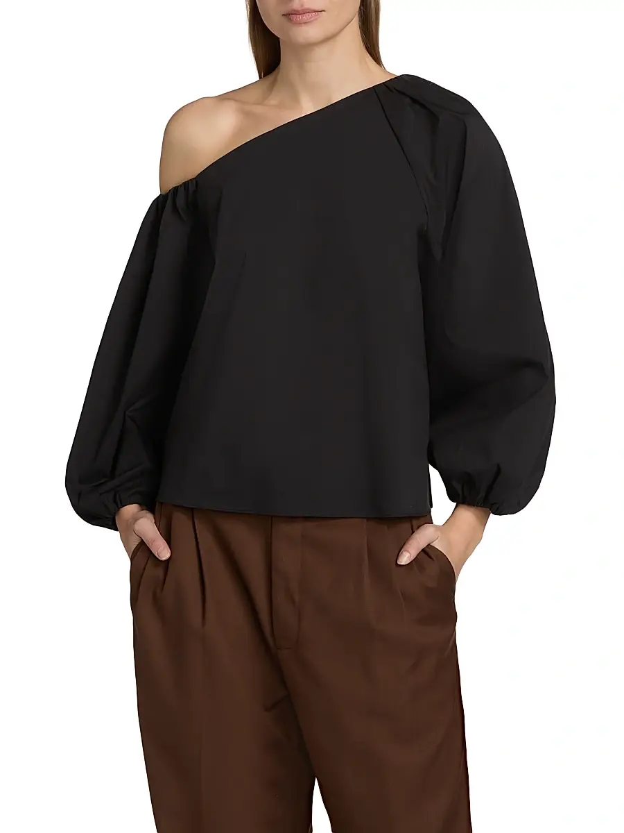 TANYA TAYLOR Women's Tabitha Off-The-Shoulder Top | Thumbnail 3 TANYA TAYLOR Women's Tabitha Off-The-Shoulder Top | Thumbnail 3