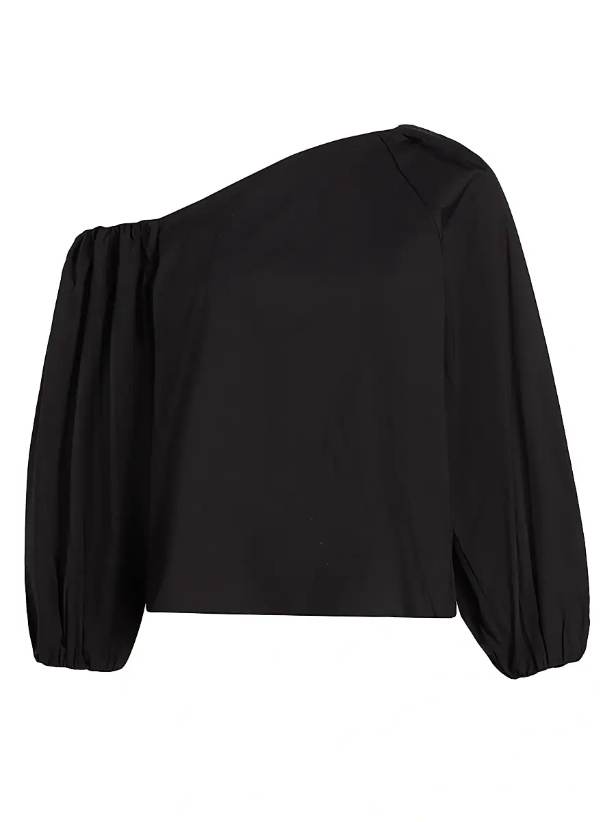 Tanya Taylor Women's Tabitha Off-The-Shoulder Top - Black | Image 1 Tanya Taylor Women's Tabitha Off-The-Shoulder Top - Black | Image 1