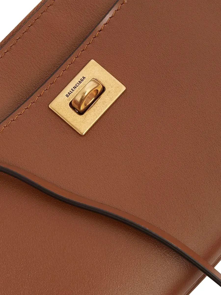 Balenciaga Women's Rodeo Phone Pouch - Brown Gold | Thumbnail 5 Balenciaga Women's Rodeo Phone Pouch - Brown Gold | Thumbnail 5