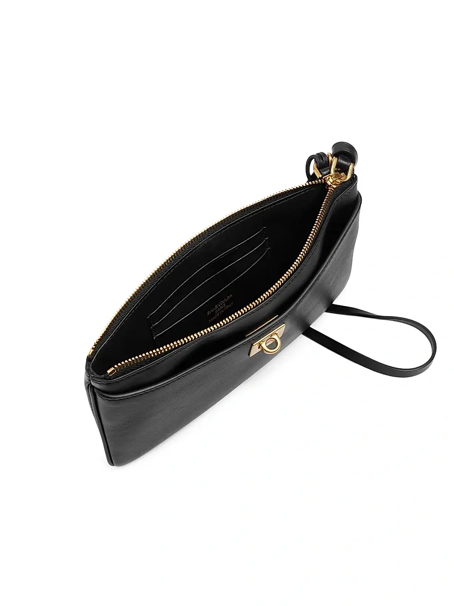 Balenciaga Women's Rodeo Phone Pouch - Brown Gold | Thumbnail 8 Balenciaga Women's Rodeo Phone Pouch - Brown Gold | Thumbnail 8