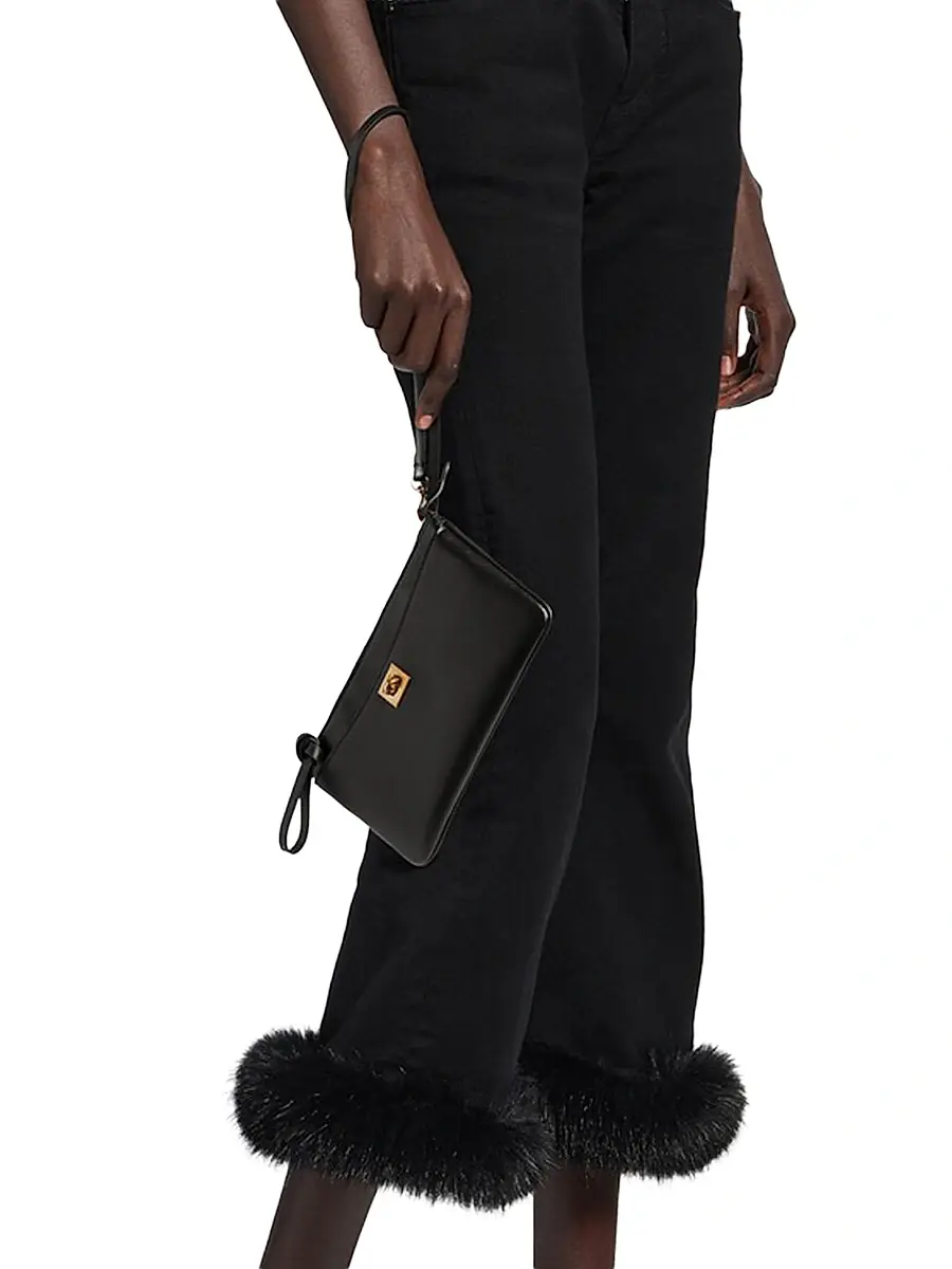Balenciaga Women's Rodeo Phone Pouch - Brown Gold | Thumbnail 9 Balenciaga Women's Rodeo Phone Pouch - Brown Gold | Thumbnail 9