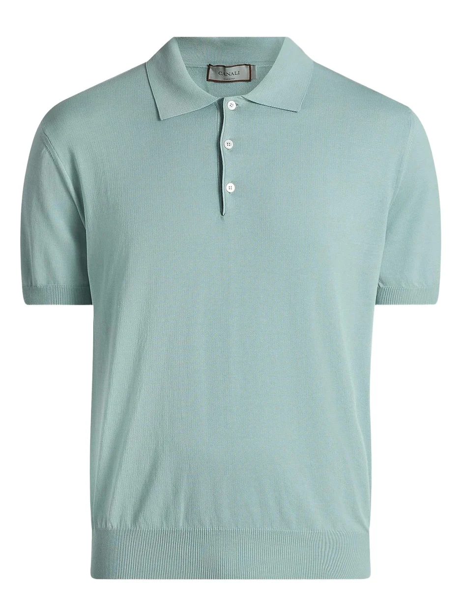 Men's Cotton Knit Polo Shirt