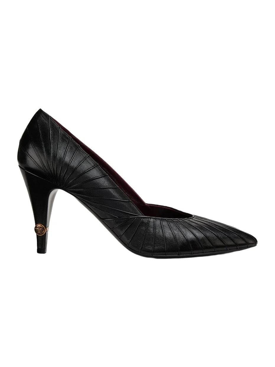 Women's 90MM Seamed Leather Pumps