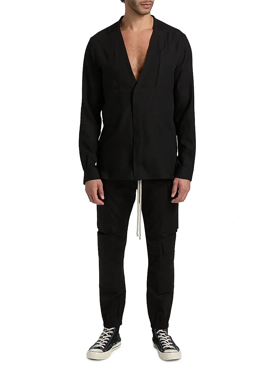 Rick Owens Men's Mastodon Megacargo Jogger Pants | Thumbnail 2 Rick Owens Men's Mastodon Megacargo Jogger Pants | Thumbnail 2