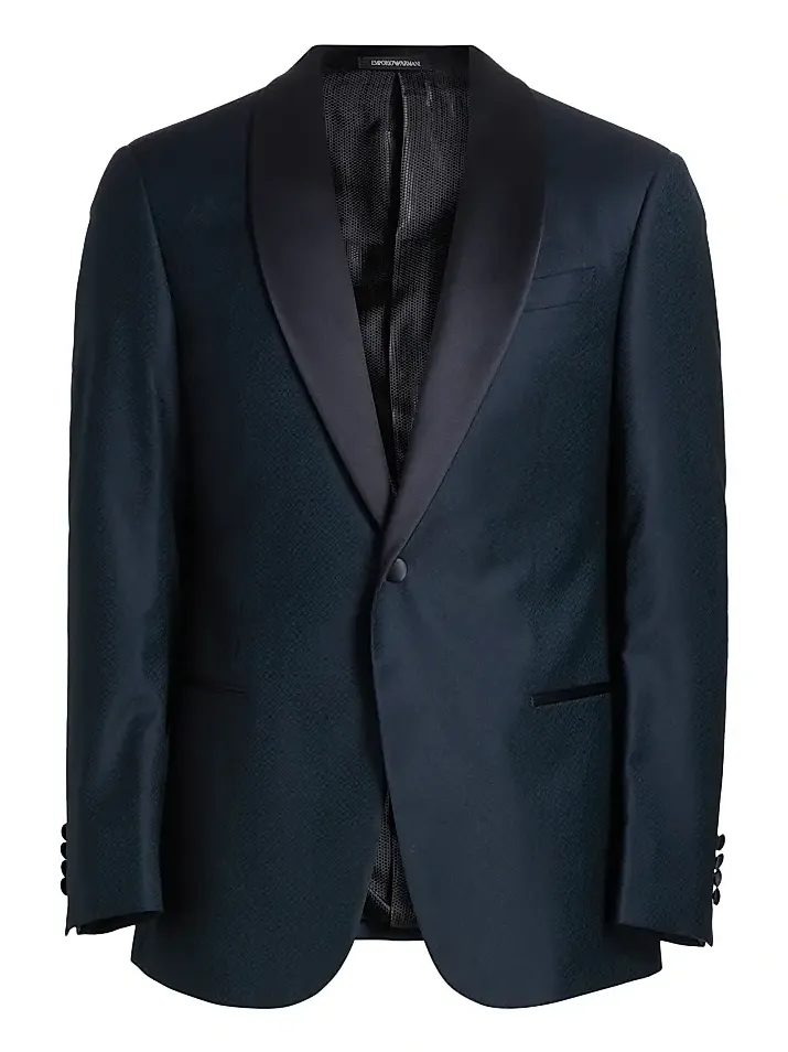 Emporio Armani Men's Dinner Virgin Wool Jacket