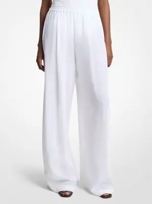 Michael Kors Collection Linen Gauze Pajama Pants in | Thumbnail 2 Michael Kors Collection Linen Gauze Pajama Pants in | Thumbnail 2