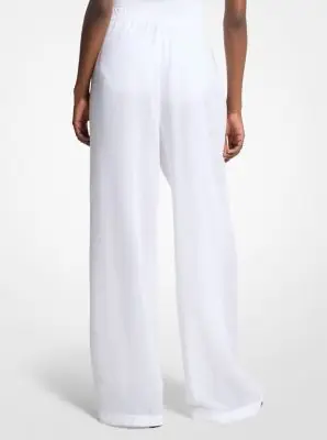 Michael Kors Collection Linen Gauze Pajama Pants in | Thumbnail 3 Michael Kors Collection Linen Gauze Pajama Pants in | Thumbnail 3