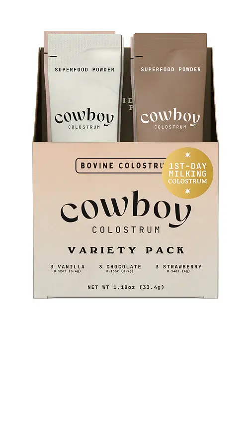 Cowboy Colostrum Variety Stick Packs 9ct | Image 1 Cowboy Colostrum Variety Stick Packs 9ct | Image 1