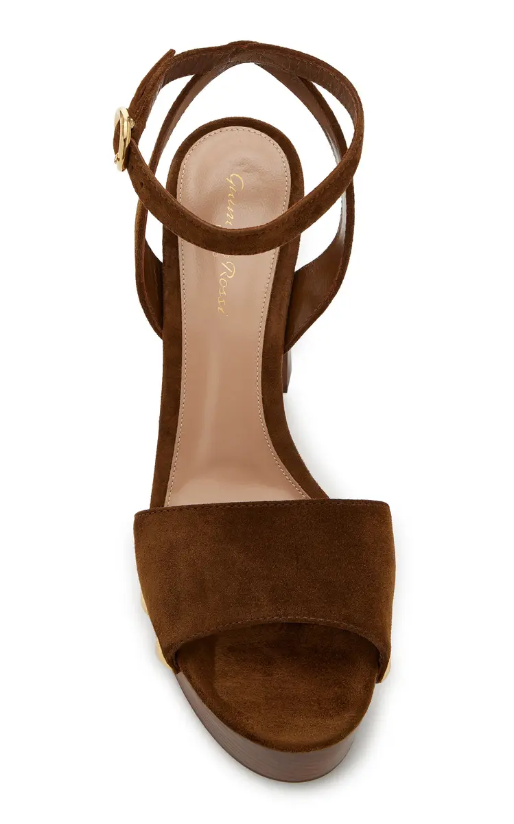 Gianvito Rossi Ardéa Suede Platform Sandals | Thumbnail 3