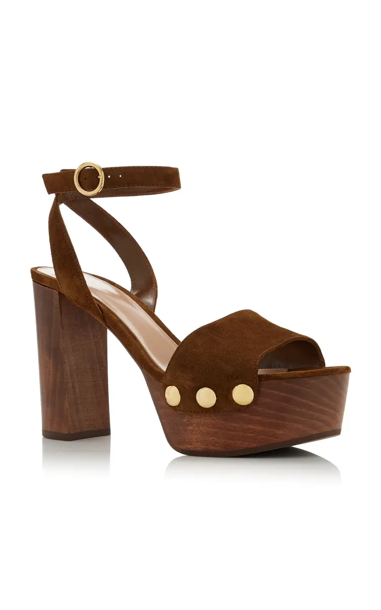 Gianvito Rossi Ardéa Suede Platform Sandals | Thumbnail 4