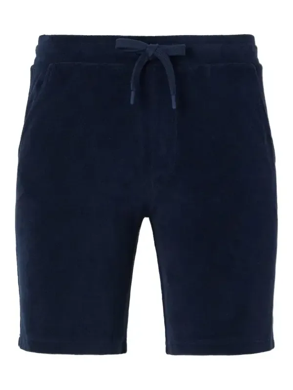 Straight-Leg Cotton-Terry Bermuda Shorts - Men Straight-Leg Cotton-Terry Bermuda Shorts - Men