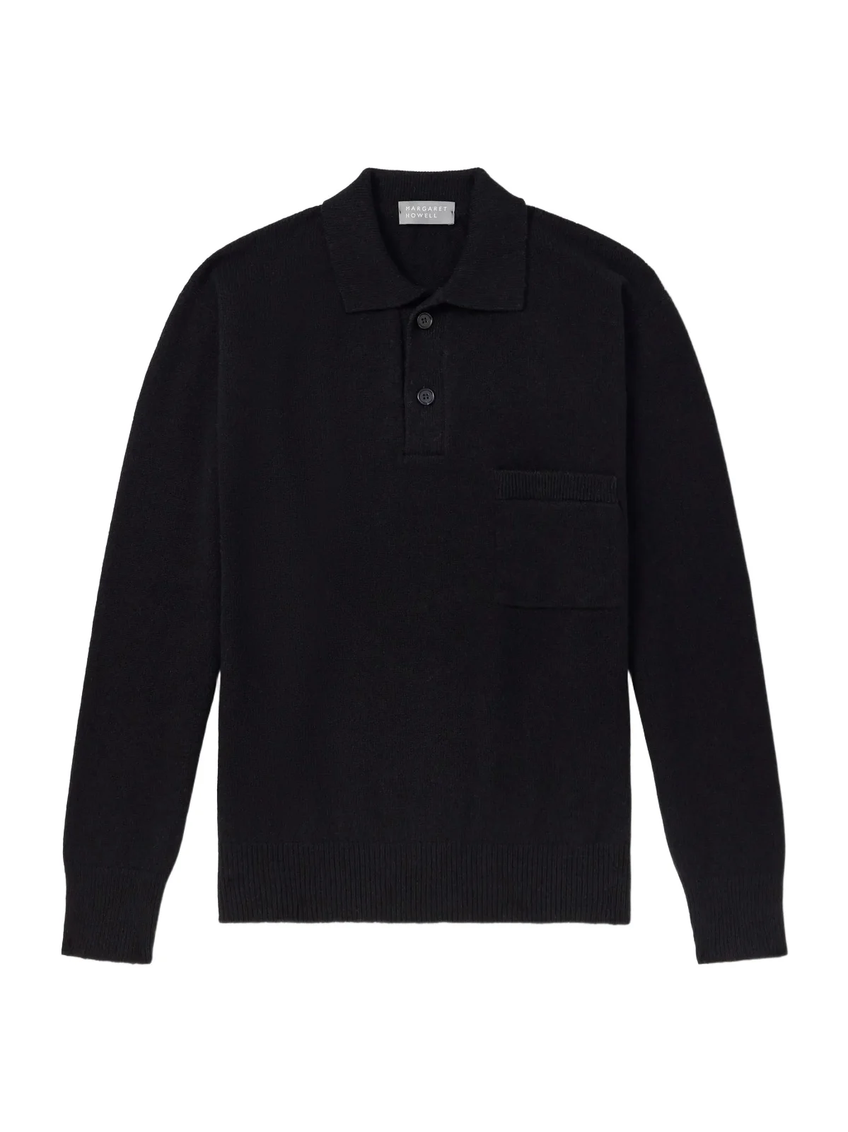 Merino Wool and Cashmere-Blend Polo Shirt - Men Merino Wool and Cashmere-Blend Polo Shirt - Men