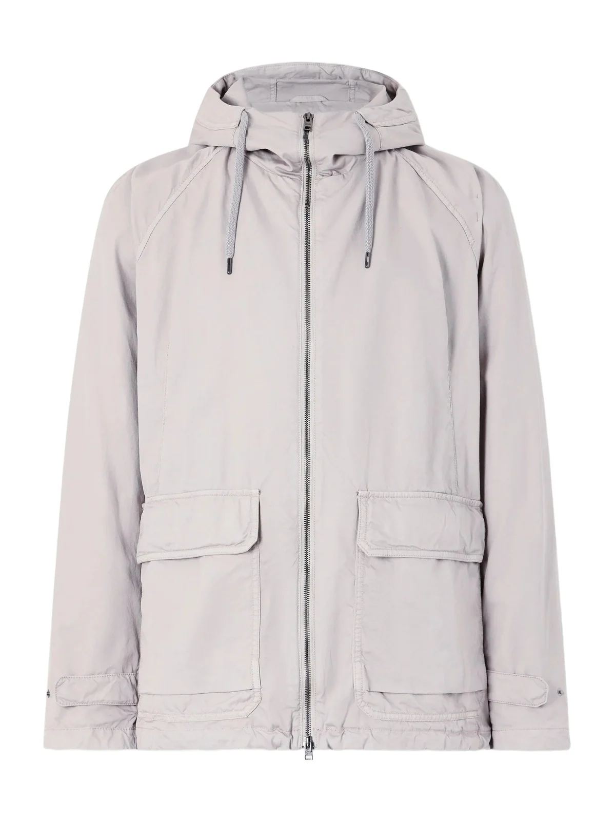 Cotton-Shell Hooded Jacket - Men