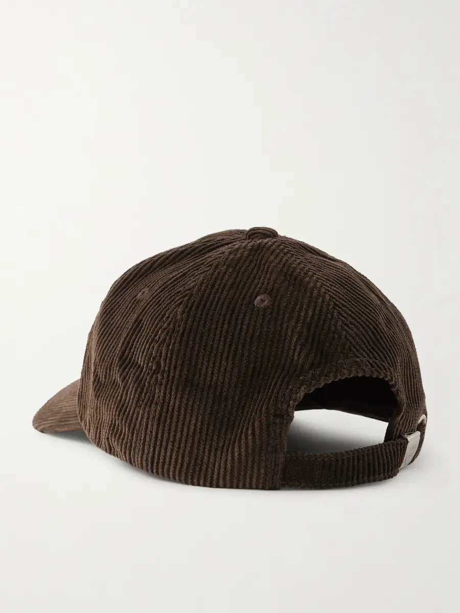 Human Made Logo-Embroidered Cotton-Corduroy Baseball Cap - Men | Thumbnail 4