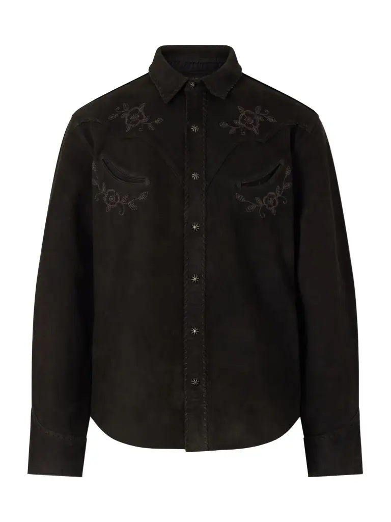 RRL Embroidered Suede Jacket - Men | Image 1 RRL Embroidered Suede Jacket - Men | Image 1